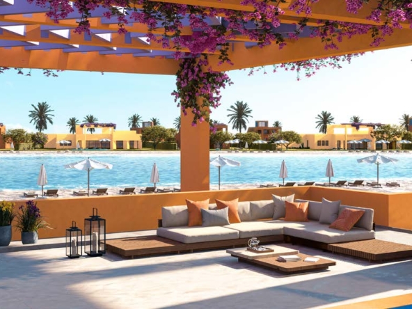Modern beachfront twin houses for sale in North Bay El Gouna