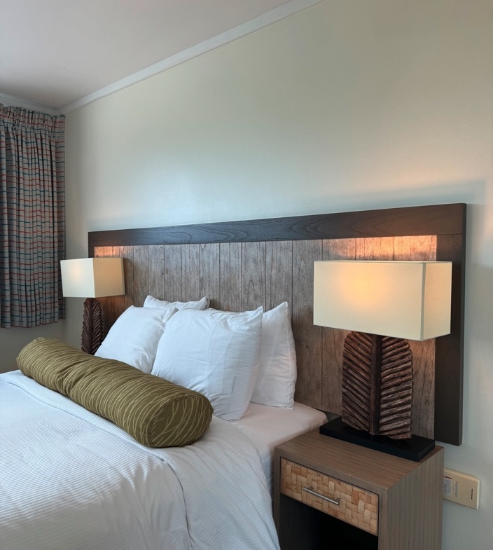 Spacious and modern living room in the two-bedroom condo at The Sands Resort, Christ Church, Barbados