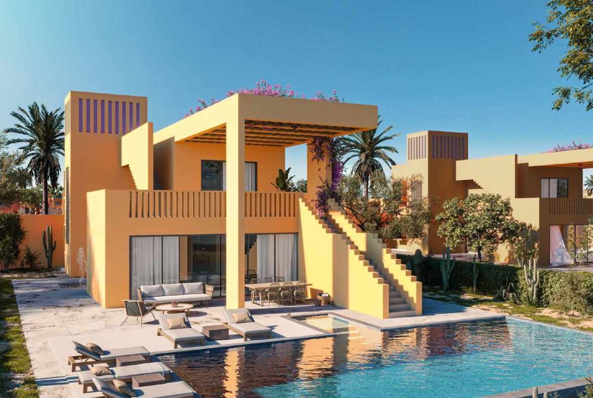 Panoramic lagoon views from premium villas at North Bay El Gouna