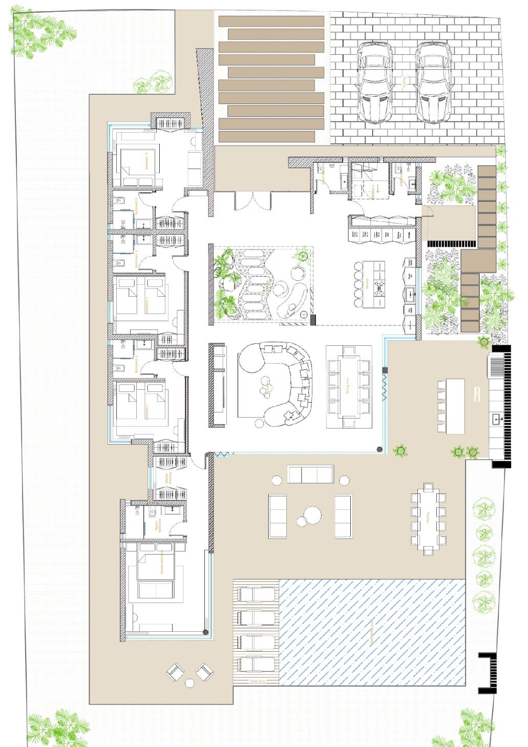 Villa Nautilus 222 — villa floor plan