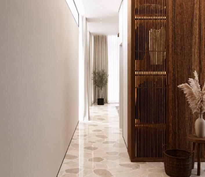 Villa Nautilus 222: fitted bedroom storage — approved CO-LAB architectural visualisation