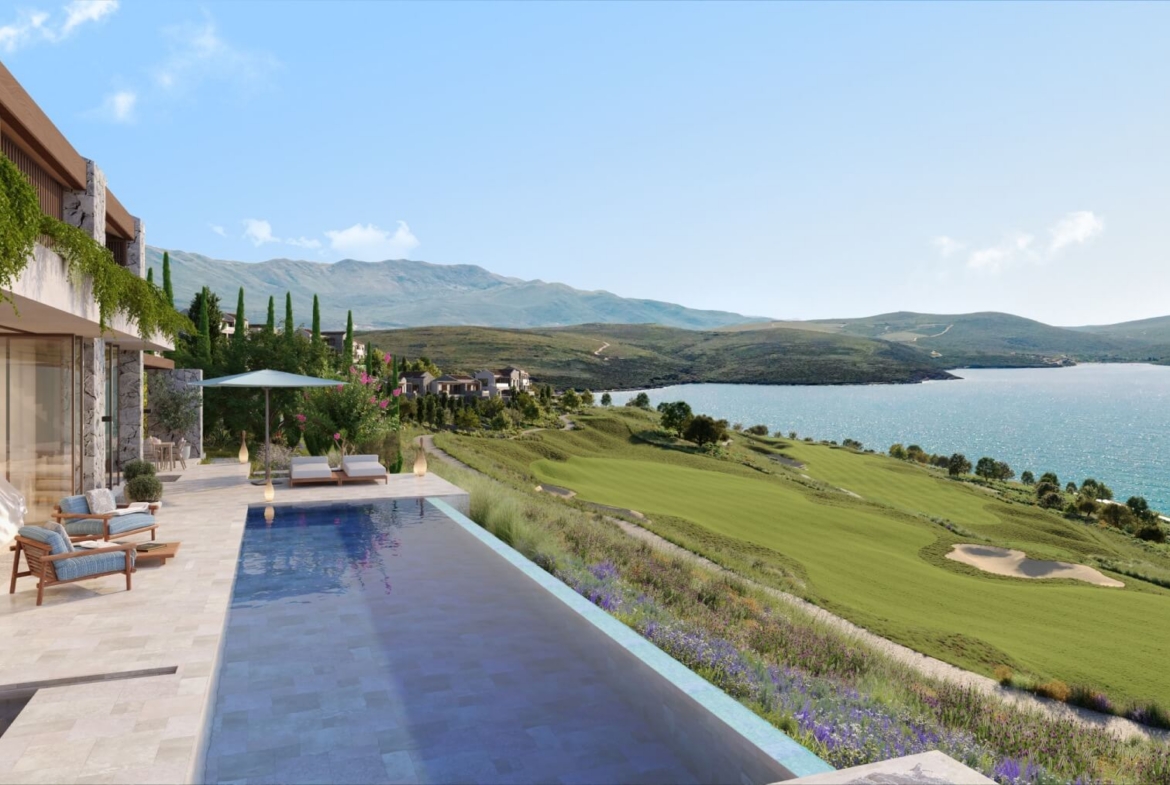 The Peaks Luštica Bay private pool villa