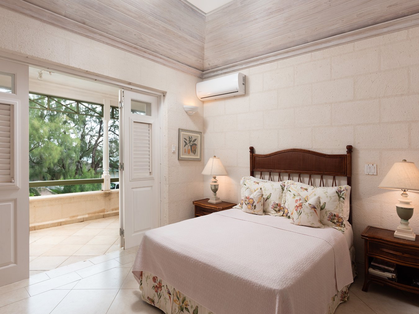 Guest bedroom at Belle Rive Barbados