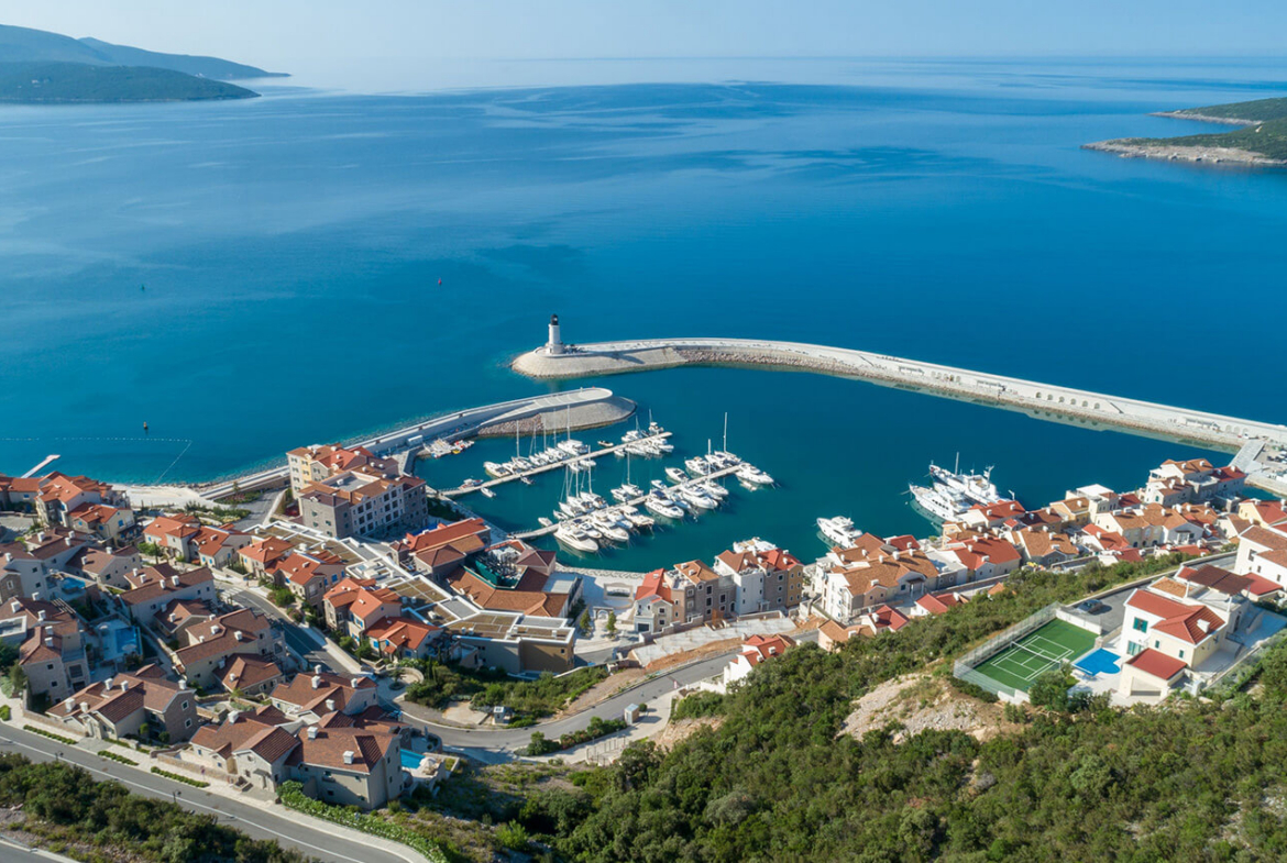 Marina Village luxury apartments Luštica Bay