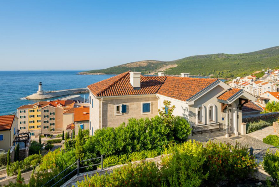 Marina Village Luštica Bay Mediterranean architecture